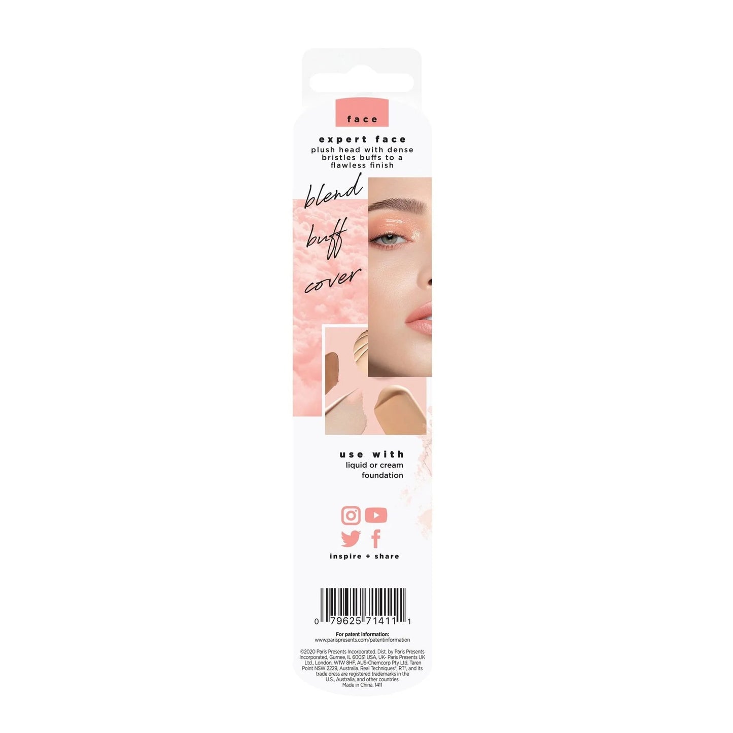 Real Techniques Expert Face Brush – RT 200 Foundation Brush - Lotshop.pk
