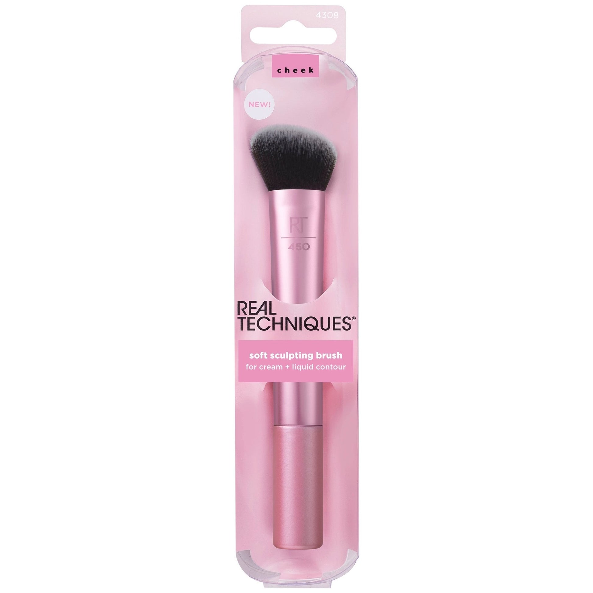 Real Techniques RT 401 Sculpting Brush β For Cream & Liquid Contour | Natural Definition Brush πΈβ¨ - Lotshop.pk