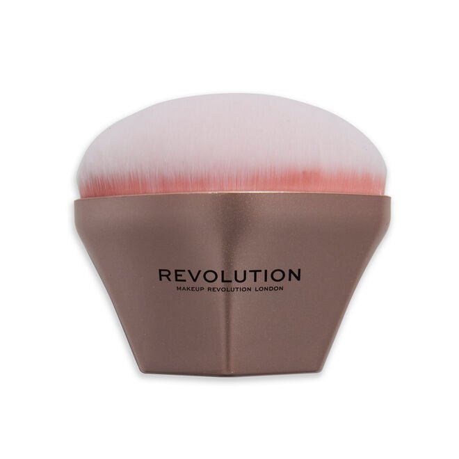 Revolution Airbrush Finish Blender Brush – Vegan, Soft Bristles, for Creams, Liquids & Powders - Lotshop.pk