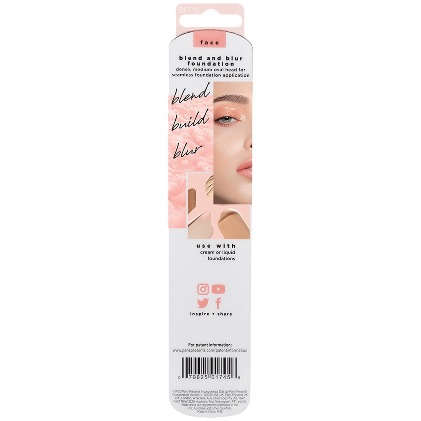 RT Blend And Blur Foundation Makeup Brush - 228 - Lotshop.pk