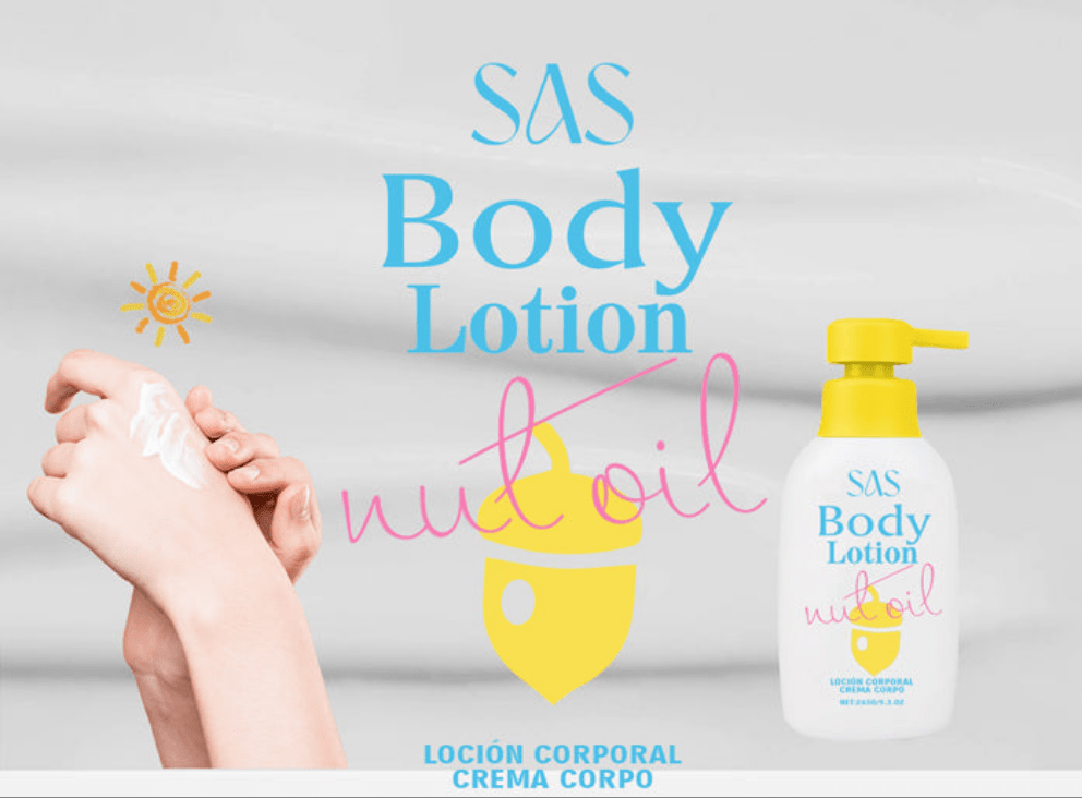SAS Body Lotion Nut Oil – Deep Hydration & Nourishment - Lotshop.pk
