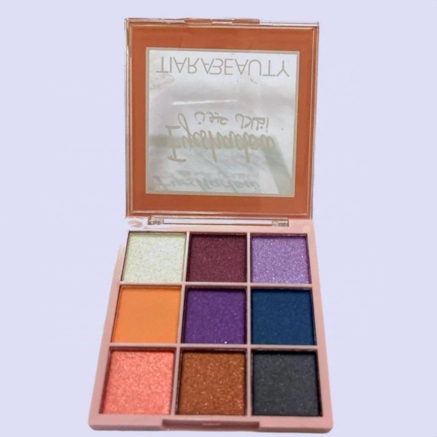 Tiara Beauty Eyeshadow Palette - Stunning Shades for Every Look | 9 Colors - Lotshop.pk