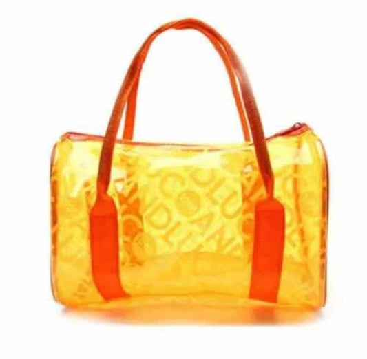 Transparent Waterproof Handbag Swimming Bag Clear Jelly Bucket at Lotshop.pk