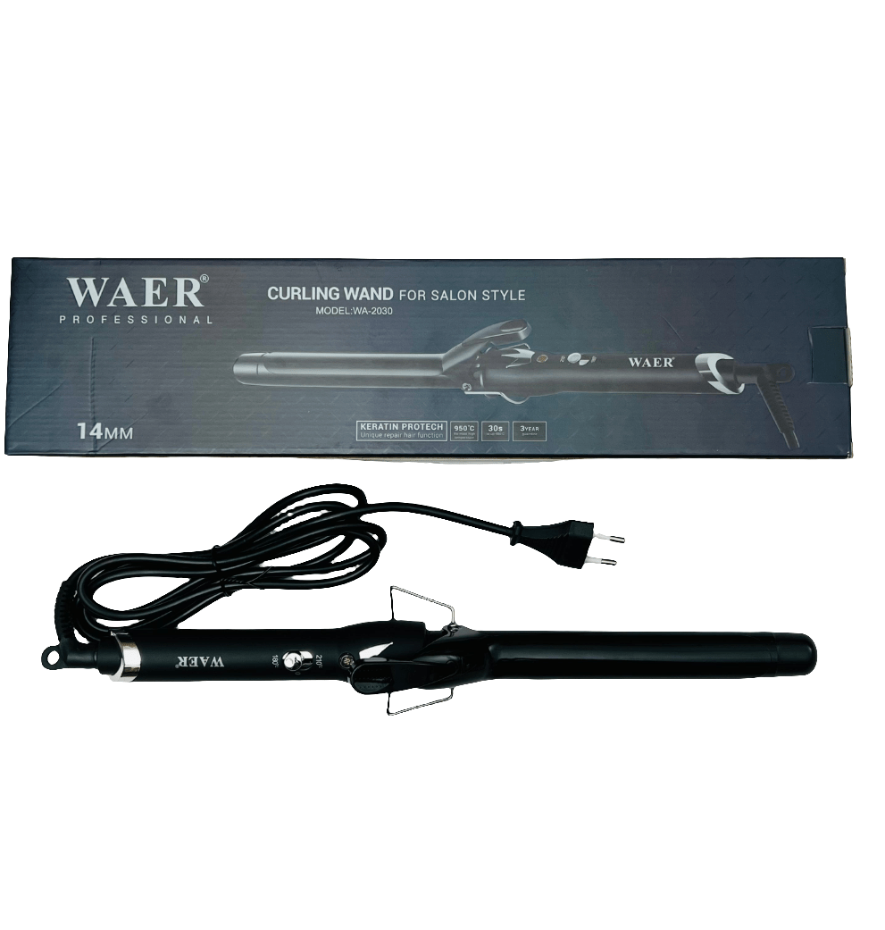 WAER Professional Curling Wand – 14mm for Salon Style WA - 2030 | Lotshop.pk - Lotshop.pk
