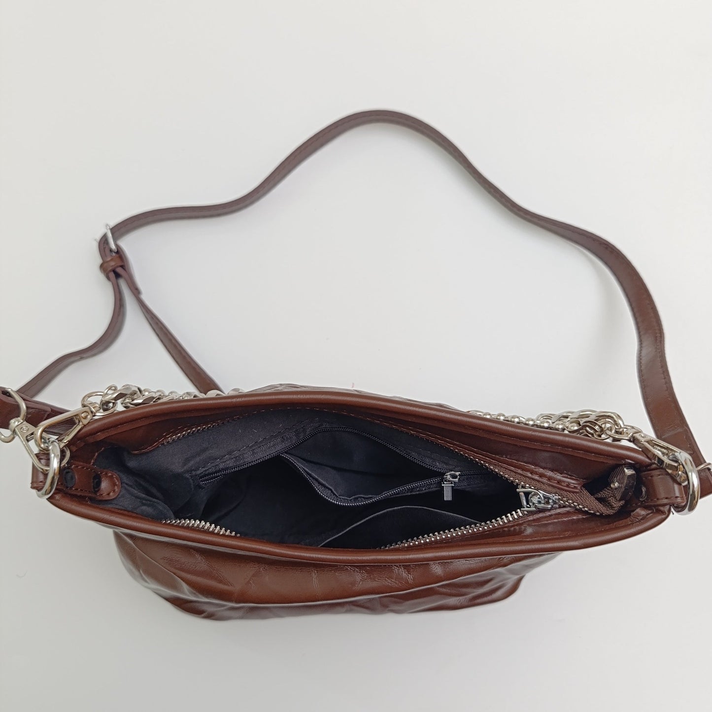 YSL - Inspired Chain Shoulder Bag – Premium Faux Leather, Dual Strap Design - 5646 - Lotshop.pk