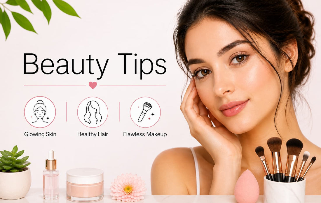 💖 Best Beauty Tips for Glowing Skin, Healthy Hair & Flawless Makeup