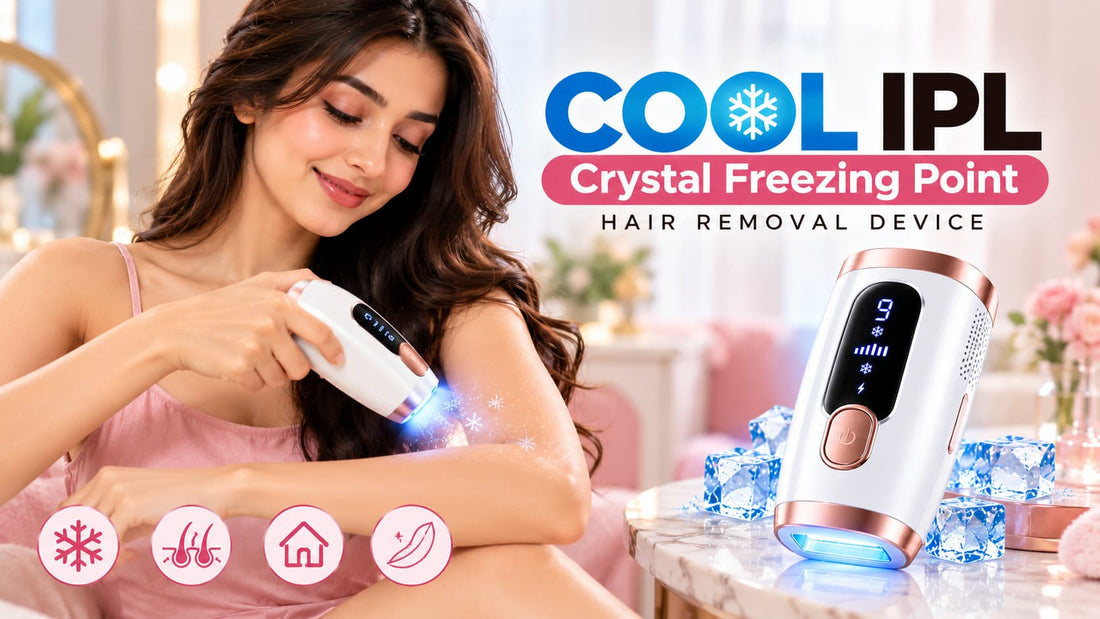 COOL IPL Crystal Freezing Point Hair Removal Device: Benefits & How It Works