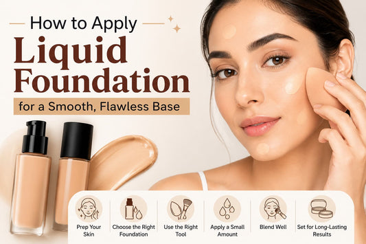 How to Apply Liquid Foundation for a Smooth, Flawless Base