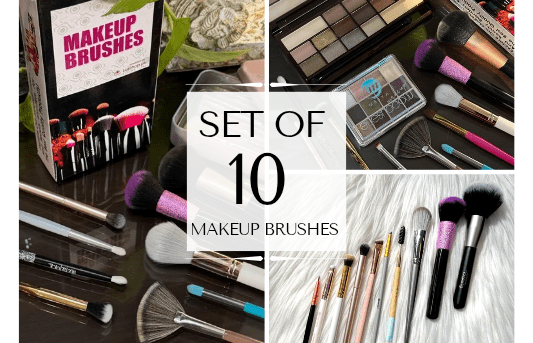 The Ultimate 10-Piece Makeup Brush Set: A Must-Have from Lotshop.pk - Lotshop.pk