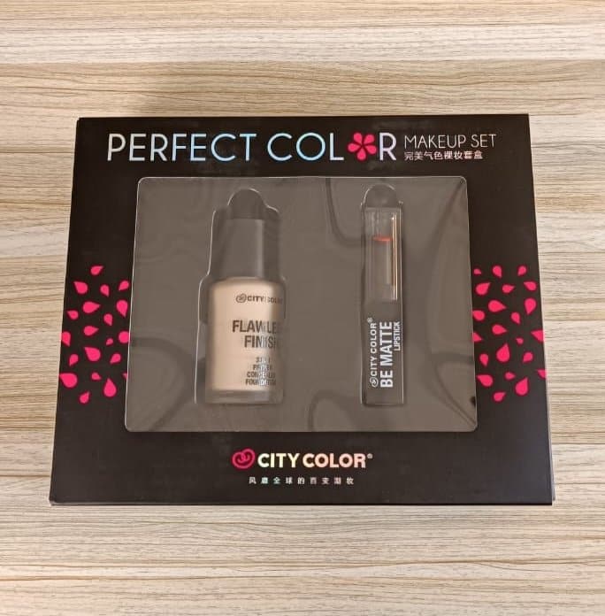 City Color Foundation, Primer and Lipstick