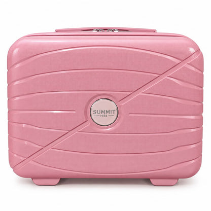 SUMMIT 1986 Hard Shell Makeup Vanity Case with Lock – Travel Cosmetic Organizer Bag
