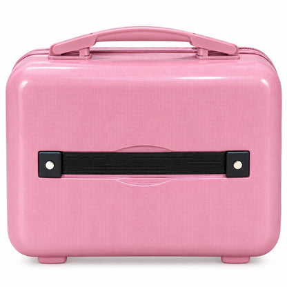 SUMMIT 1986 Hard Shell Makeup Vanity Case with Lock – Travel Cosmetic Organizer Bag