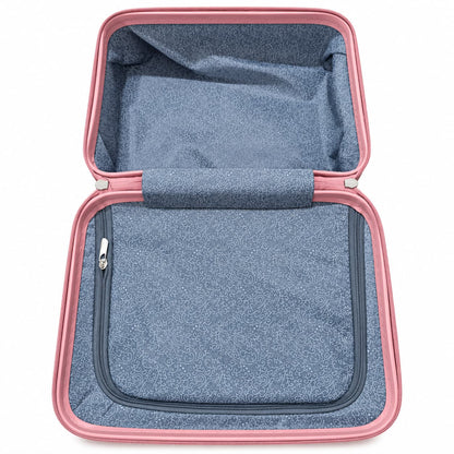 SUMMIT 1986 Hard Shell Makeup Vanity Case with Lock – Travel Cosmetic Organizer Bag