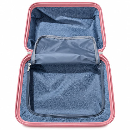 SUMMIT 1986 Hard Shell Makeup Vanity Case with Lock – Travel Cosmetic Organizer Bag