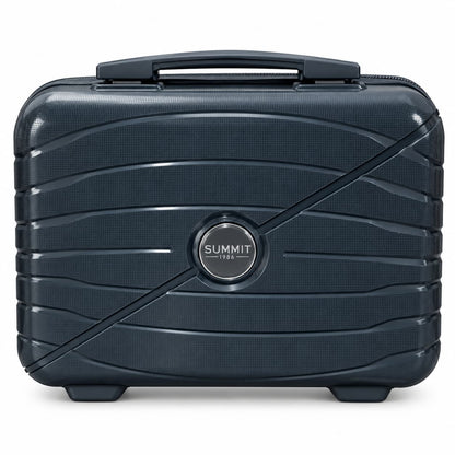 SUMMIT 1986 Hard Shell Makeup Vanity Case with Lock – Travel Cosmetic Organizer Bag