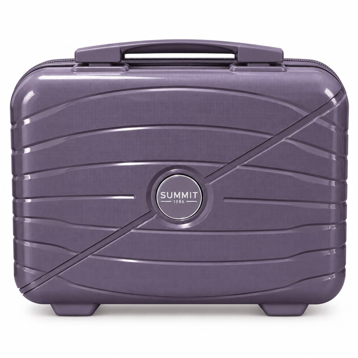 SUMMIT 1986 Hard Shell Makeup Vanity Case with Lock – Travel Cosmetic Organizer Bag