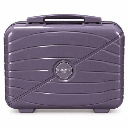 SUMMIT 1986 Hard Shell Makeup Vanity Case with Lock – Travel Cosmetic Organizer Bag
