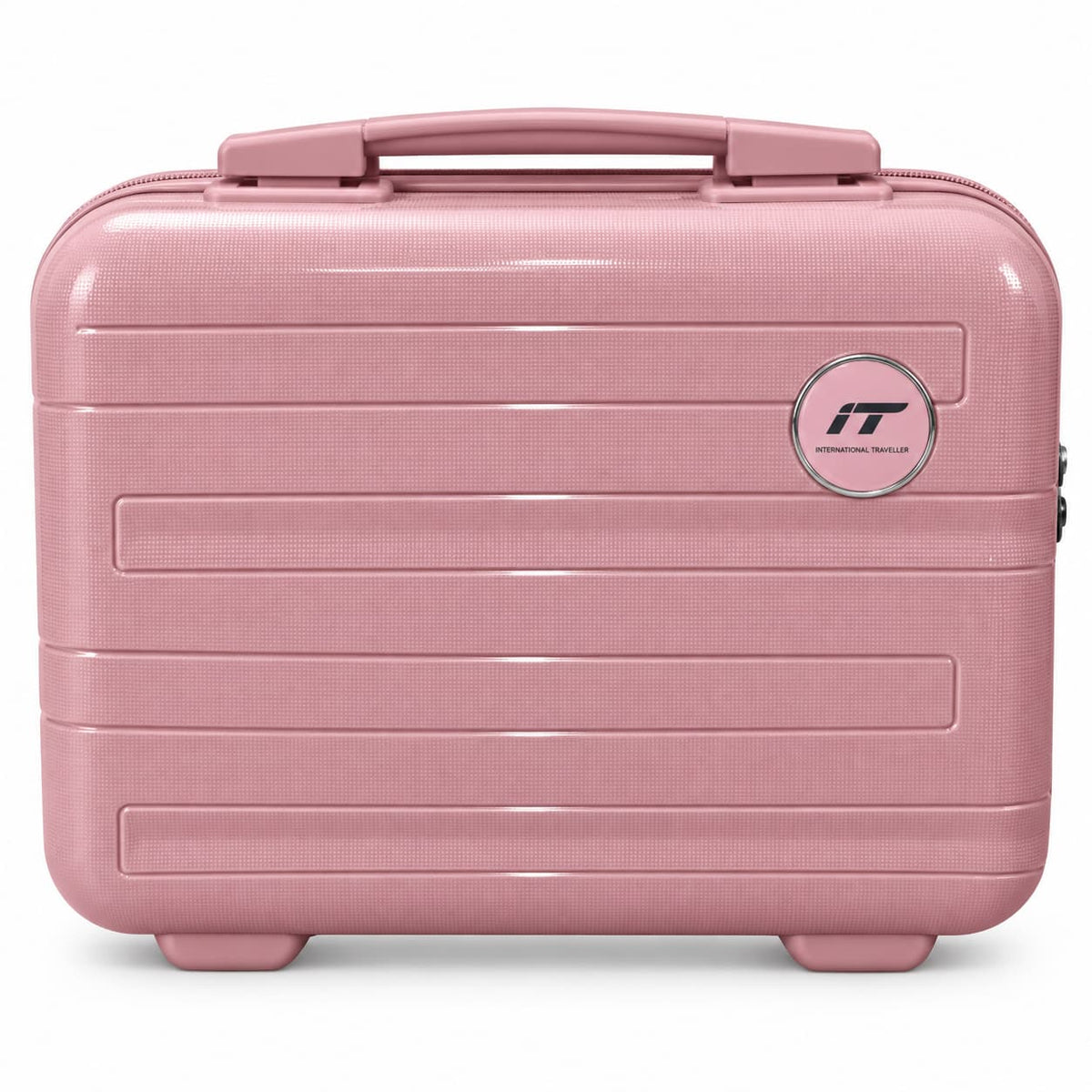 International Traveller (IT) Hard Shell Vanity Case – Portable Travel Makeup Organizer Bag
