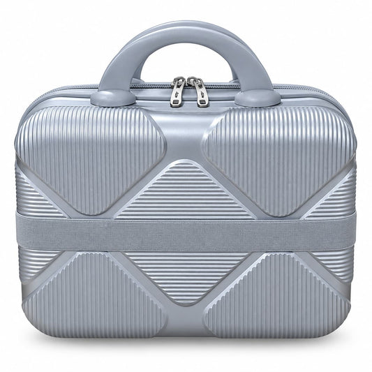 INSTAGON Hard Shell Makeup Vanity Case – Portable Travel Cosmetic Organizer Bag