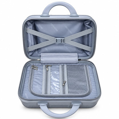 INSTAGON Hard Shell Makeup Vanity Case – Portable Travel Cosmetic Organizer Bag