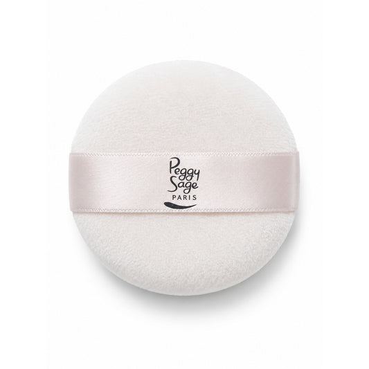 Peggy Sage Reusable Powder Puff – Soft Velour Makeup Puff for Loose & Compact Powder 3 inches