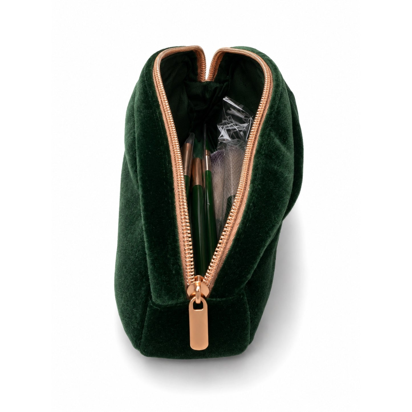 MYSLYA Velvet Luxe 12-Piece Makeup Brush Set with Premium Velvet Pouch | Professional Makeup Brushes Pakistan