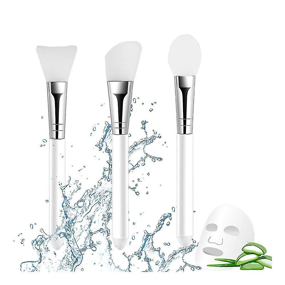 3 piece Silicone Face Mask Facial Applicator makeup brushes at Lotshop.pk