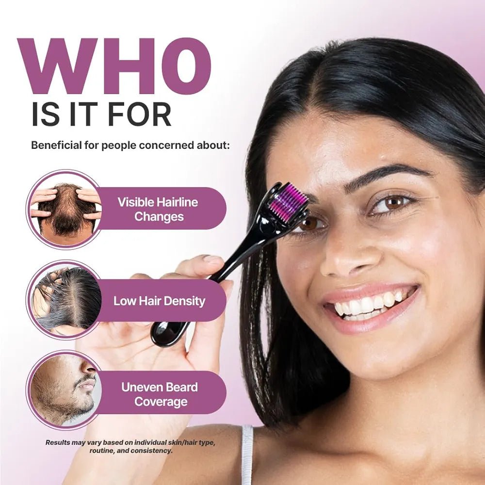 540 micro Needles Derma Roller – Skin Rejuvenation & Facial Beauty therapy - Lotshop.pk