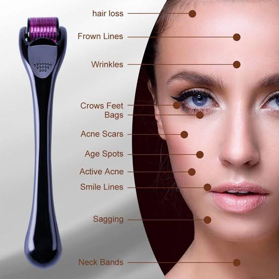 540 micro Needles Derma Roller – Skin Rejuvenation & Facial Beauty therapy - Lotshop.pk