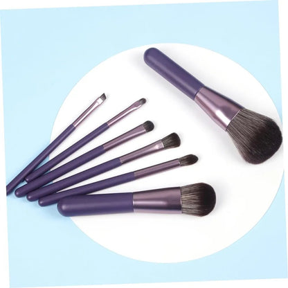 7pcs Portable Makeup brush set - Lotshop.pk