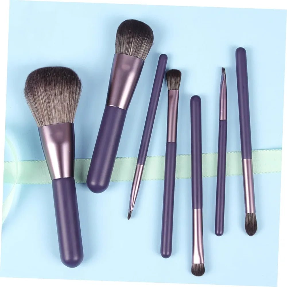 7pcs Portable Makeup brush set - Lotshop.pk