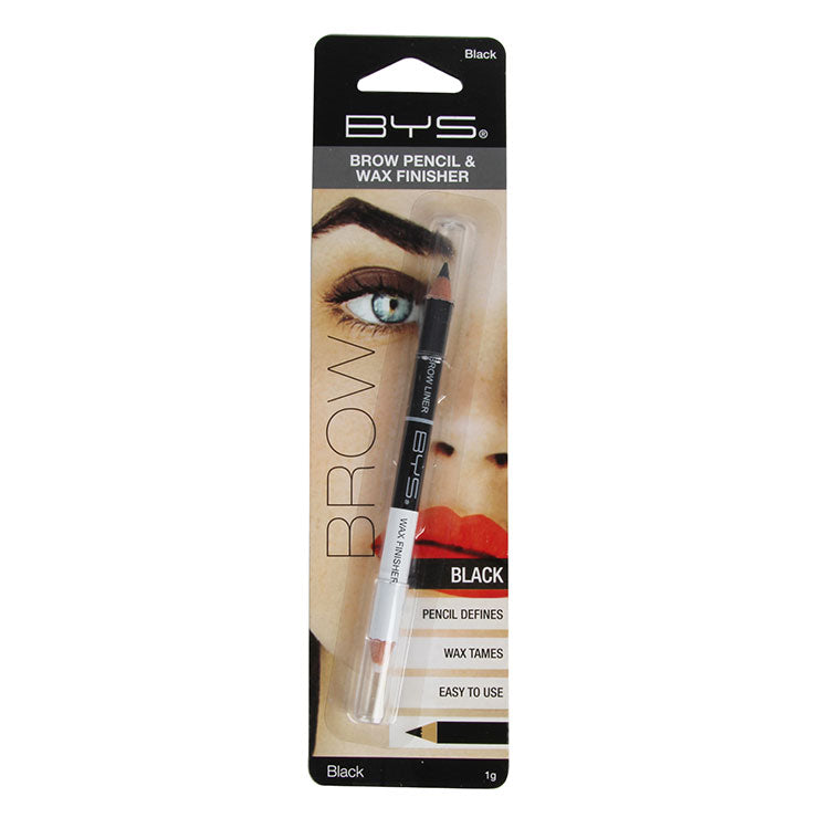BYS Brow Pencil &amp; Wax Finisher brown