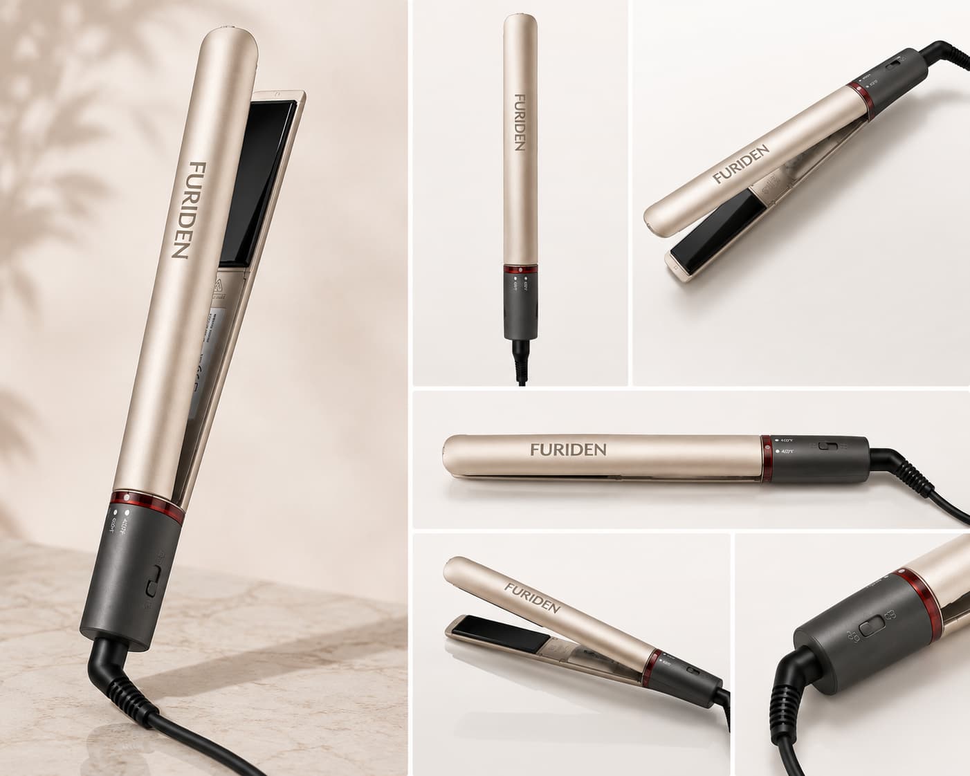 FURIDEN Professional Hair Straightener with 2.5m Long Wire – Original Imported Hair Styling Flat Iron