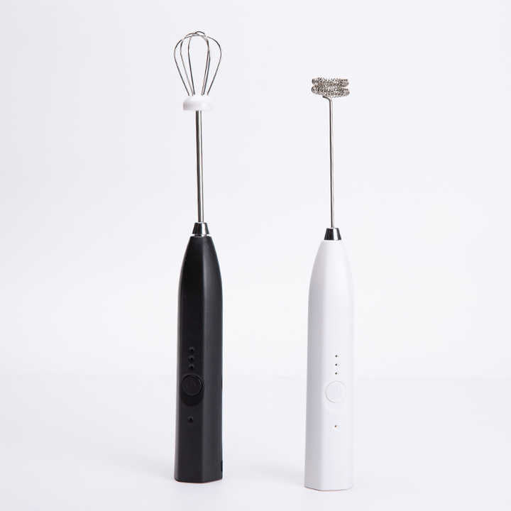 Handheld Electric Rechargeable Mini Portable Whisk Milk Frother: