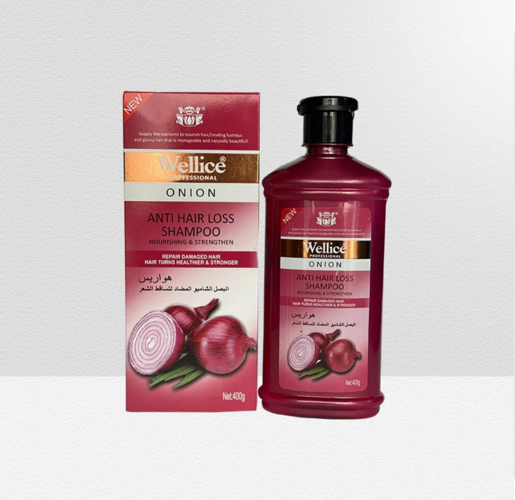Wellice professional onion Anti hair loss shampoo 400g