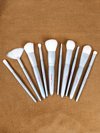 Artree beauty makeup brushes set 10pcs with pouch