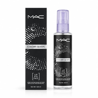 MAC Colors Queen Makeup Fixer 160ml – Long-Lasting Non-Sticky Setting Spray
