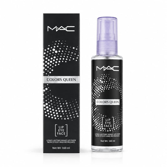 MAC Colors Queen Makeup Fixer 160ml – Long-Lasting Non-Sticky Setting Spray