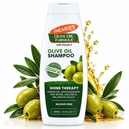 Palmer's Shampoo 400ml – Olive Oil, Coconut Oil & Cocoa Butter Shampoo with Vitamin E | Sulfate-Free Hair Care Pakistan