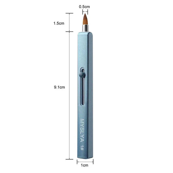 Square Long Rod Retractable Lip Brush – Precision Makeup Tool