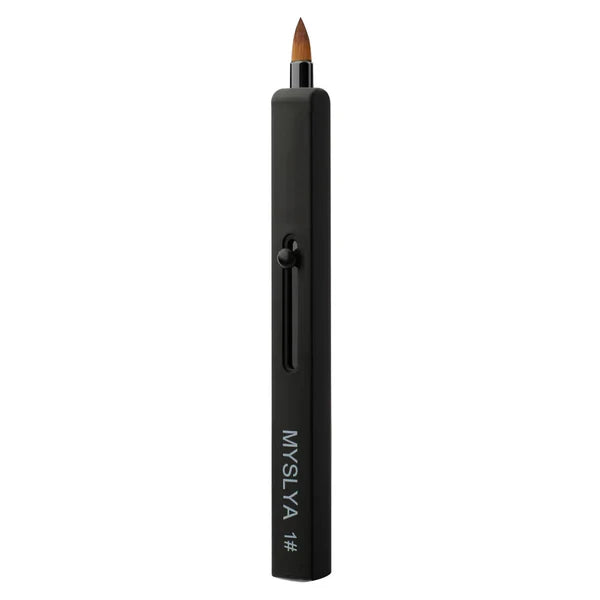 Square Long Rod Retractable Lip Brush – Precision Makeup Tool