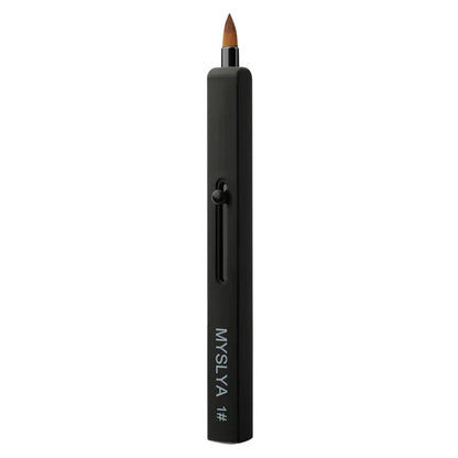 Square Long Rod Retractable Lip Brush – Precision Makeup Tool