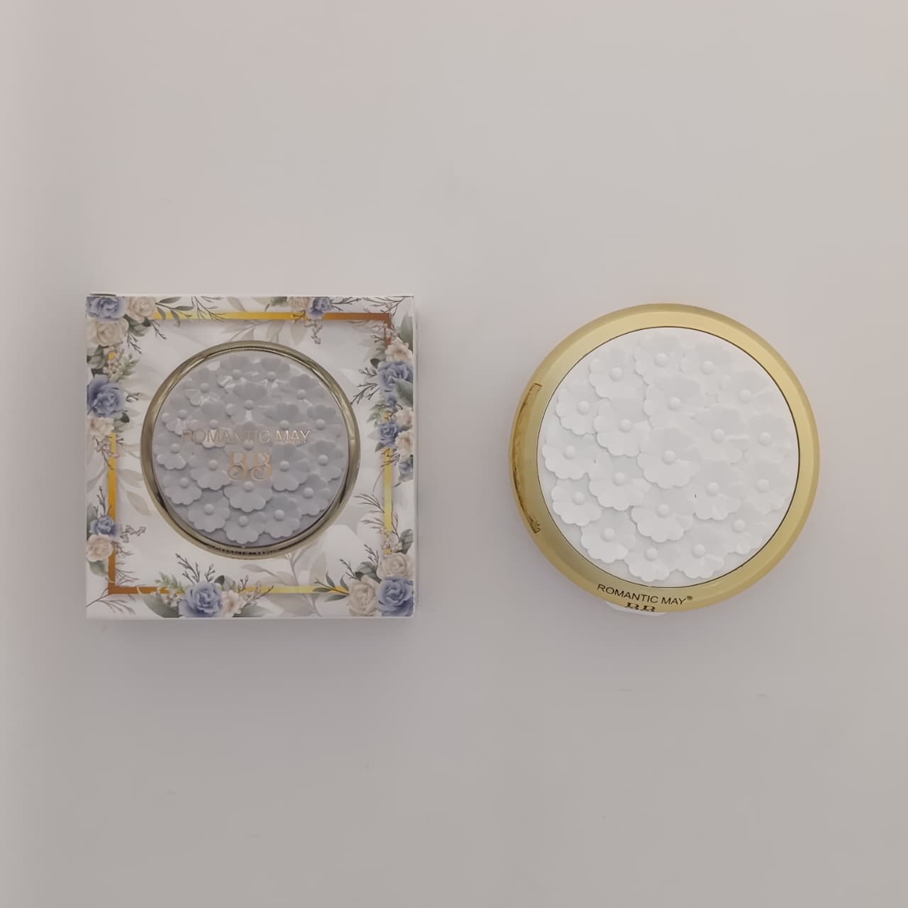 ROMANTIC MAY Floral Face Powder – 3D Flower Matte Setting & Finishing Compact Powder Pakistan
