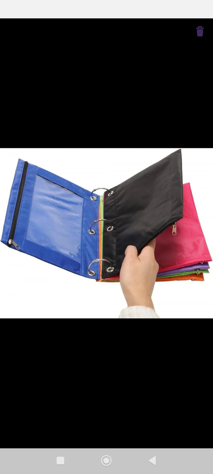 Jot 3 Ring Binder pencil pouch