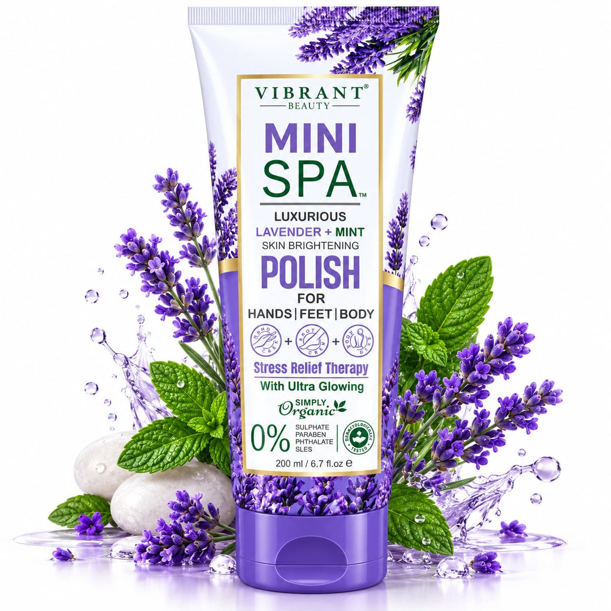 Vibrant Beauty Mini Spa Lavender Mint 200ml price in Pakistan