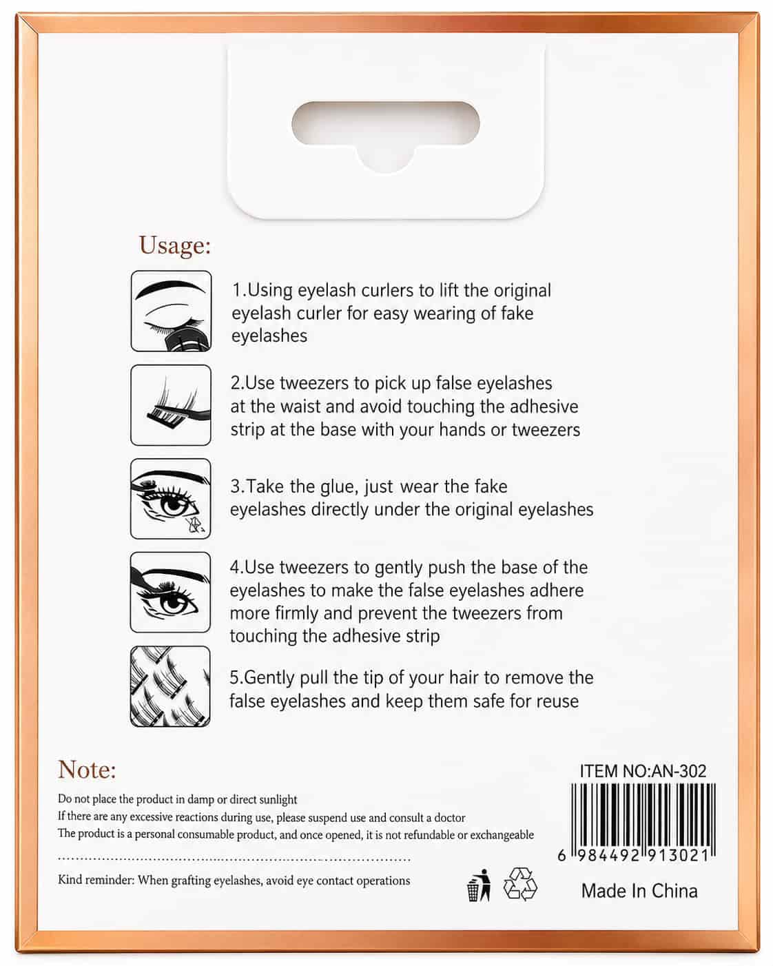 ANJIEER mixed cluster lash extension kit with 3D bond and lash comb in Pakistan
