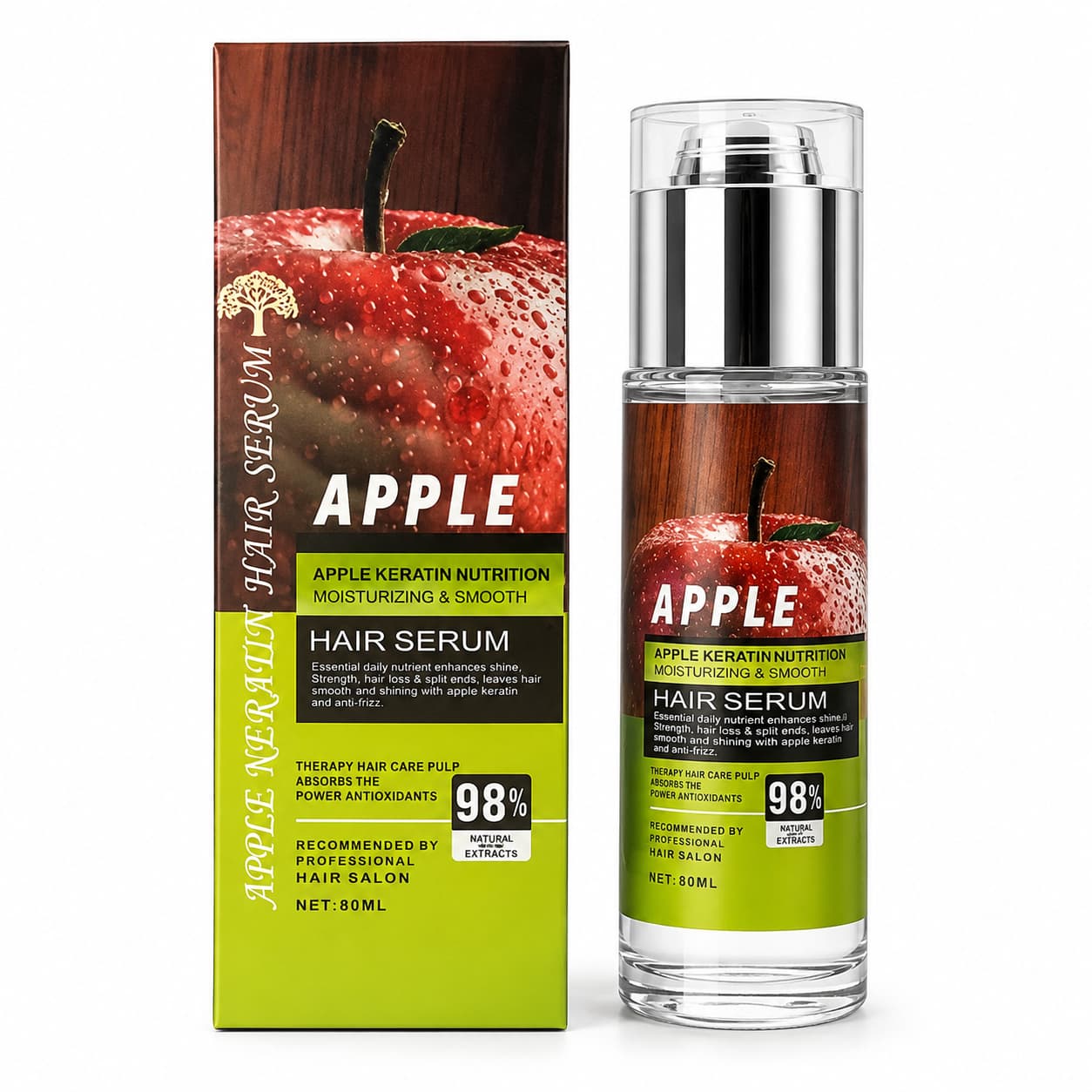 Buy apple keratin hair serum 100ml online in pakistan