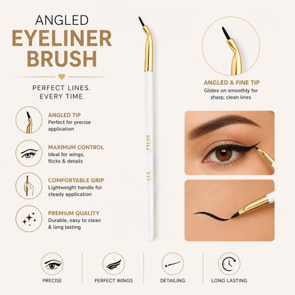 BEILI Y15 Angled Eyeliner Makeup Brush – Precision Eye Liner Makeup Brush Pakistan💖✨