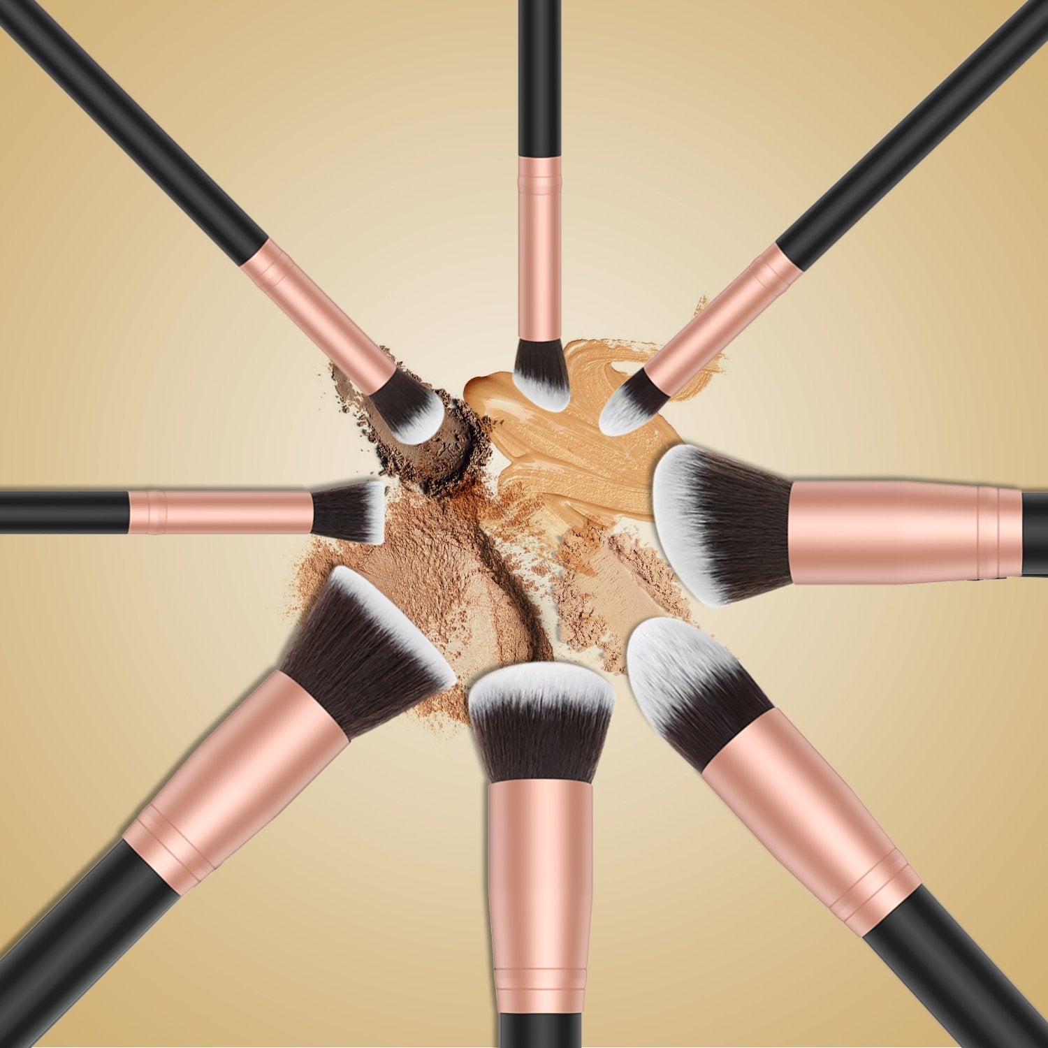 BESTOPE 8 Pieces Professional Makeup Brush Set – Flawless Application - Lotshop.pk