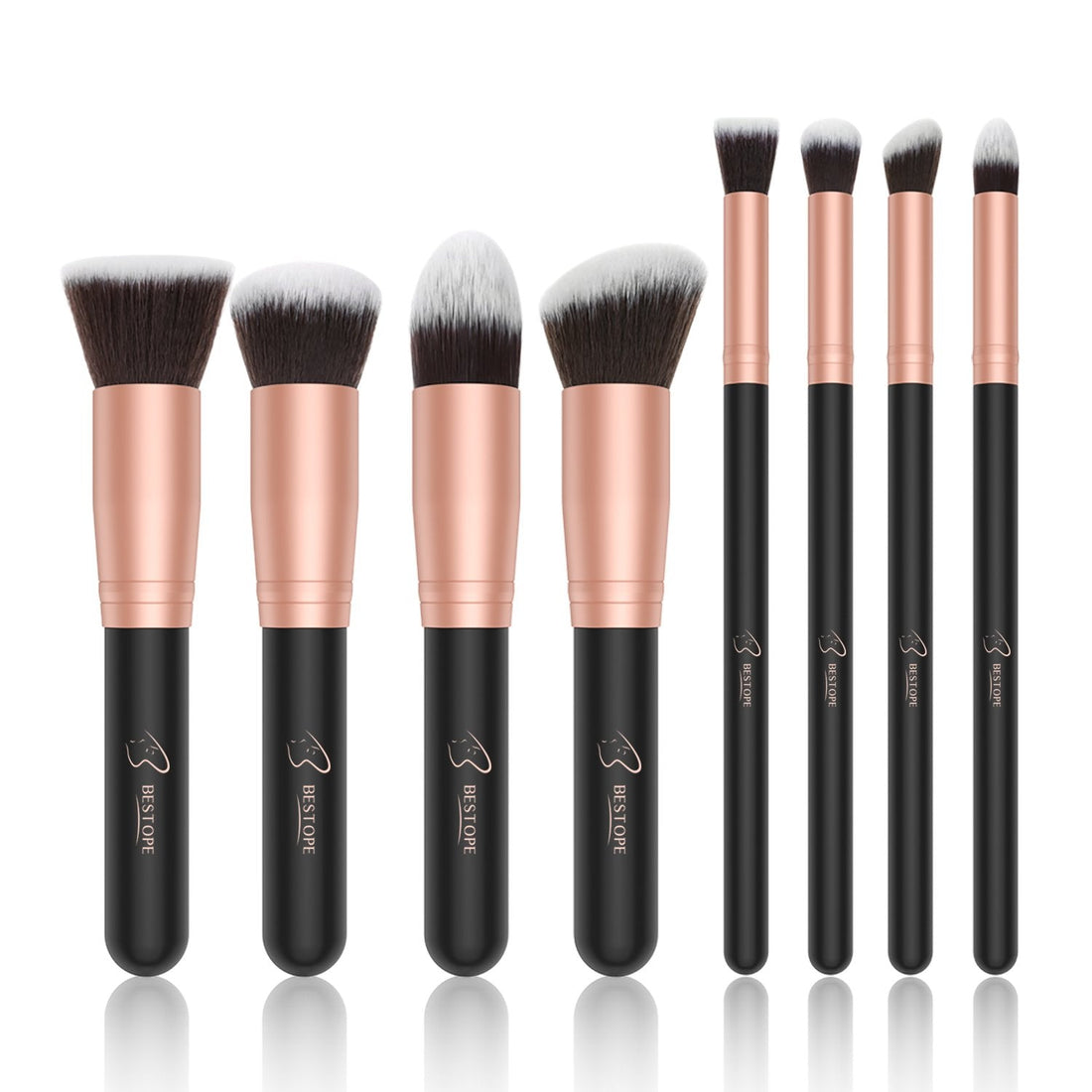 BESTOPE 8 Pieces Professional Makeup Brush Set – Flawless Application - Lotshop.pk